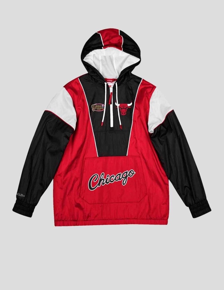 Chaqueta MITCHELL & NESS highlight reel garotago bulls windbreaker scarlet